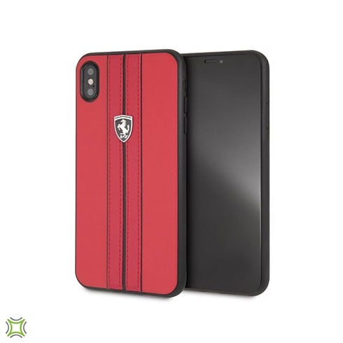Ferrari Urban Off Track PU Leather iPhone Hard Case
