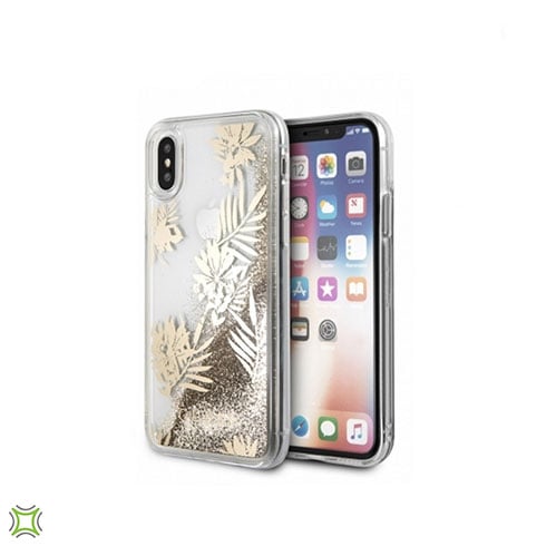 Guess Gold Glitters iPhone Hard Case