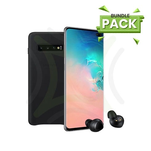 Samsung Galaxy S10+ Galaxy Buds + Back Cover - Bundle Pack
