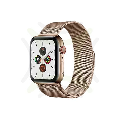 Apple Watch Series 5 40MM Gold Aluminum GPS + Cellular - Milanese Loop