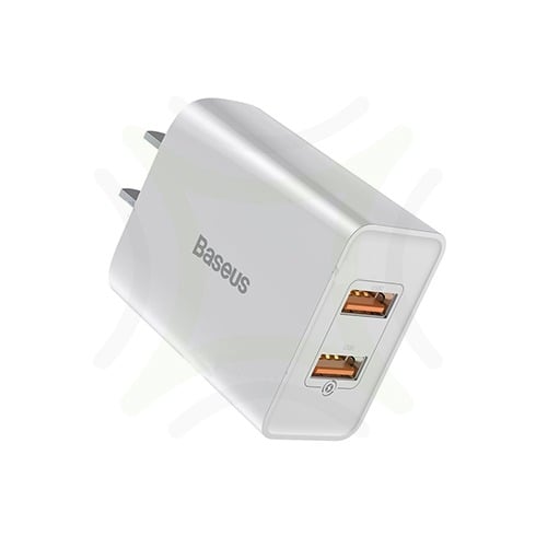 Baseus 18W Speed Mini QC Dual U Quick Charger