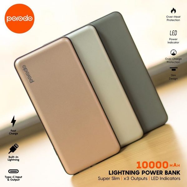 porodo lightning powerbank 10000mah DESCRIP 3