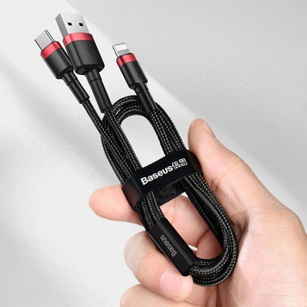 Baseus-cafule-USB+Type-C-2-in-1-PD-Cable