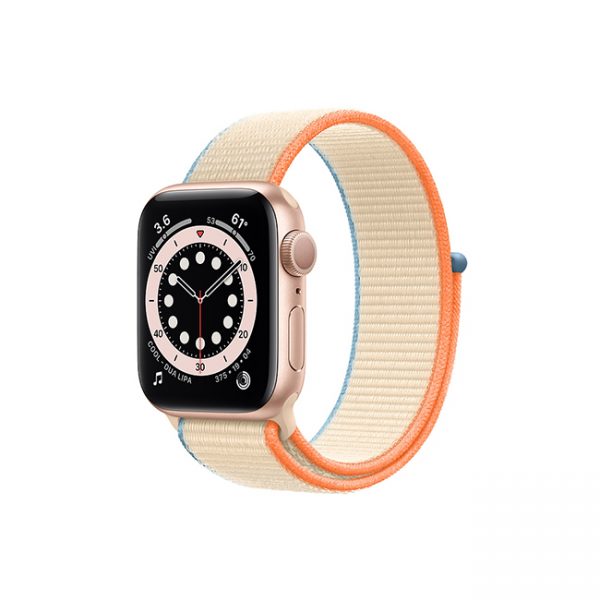 Apple-Watch-Series-6-42MM-Gold-Aluminum-GPS---Sport-Loop-Cream