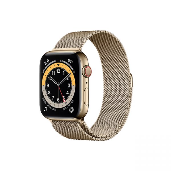 Apple-Watch-Series-6-42MM-Gold-Stainless-Steel-GPS-+-Cellular---Milanese-Loop-gold