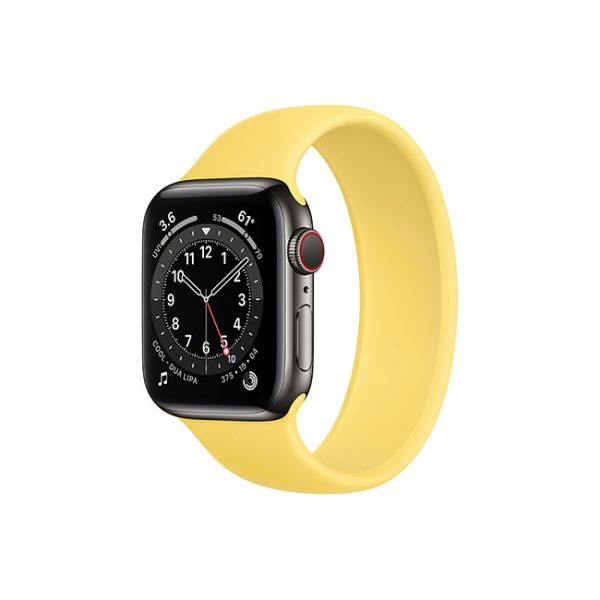 Apple-Watch-Series-6-42MM-Graphite-Stainless-Steel-GPS-+-Cellular---Solo-Loop-ginger