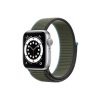 Apple-Watch-Series-6-42MM-Silver-Aluminum-GPS---Sport-Loop-Inverness-Green