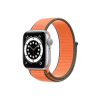 Apple-Watch-Series-6-42MM-Silver-Aluminum-GPS---Sport-Loop-Kumquat