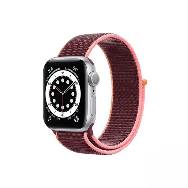 Apple-Watch-Series-6-42MM-Silver-Aluminum-GPS---Sport-Loop-Plum
