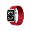 Apple-Watch-Series-6-42MM-Silver-Stainless-Steel-GPS-+-Cellular---Braided-Solo-Loop-Red
