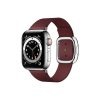 Apple-Watch-Series-6-42MM-Silver-Stainless-Steel-GPS-+-Cellular---Modern-Buckle-Garnet