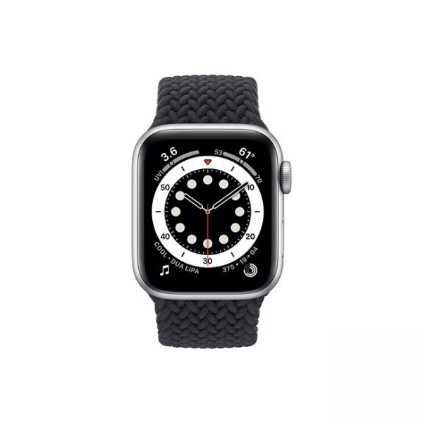 Apple-Watch-Series-6-42mm-Silver-Aluminum-GPS---Braided-Solo-Loop