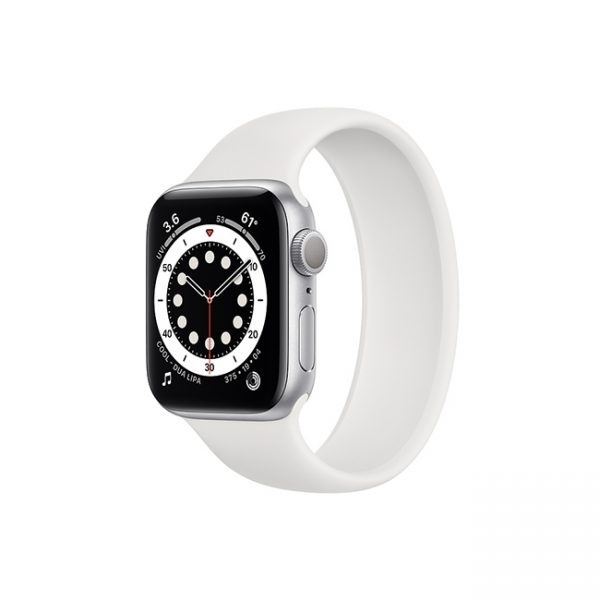 Apple-Watch-Series-6-42mm-Silver-Aluminum-GPS---White-Solo-Loop