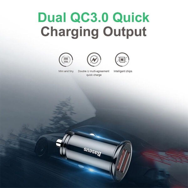 Baseus-Dual-QC3.0-30W-Max-Car-Charger-3