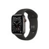 Apple-Watch-Series-6-44MM-Graphite-Stainless-Steel-GPS-+-Cellular---Black-Sport-Band