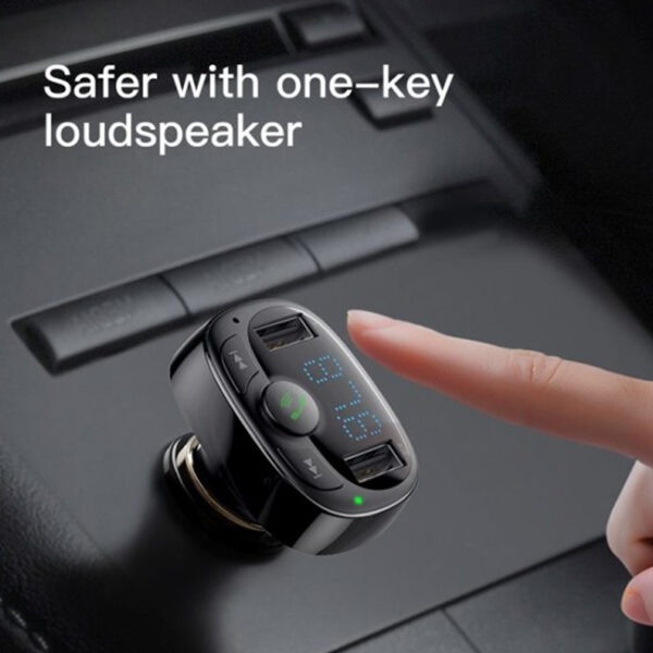 Baseus-T-Typed-Wireless-MP3-Car-Charger-7