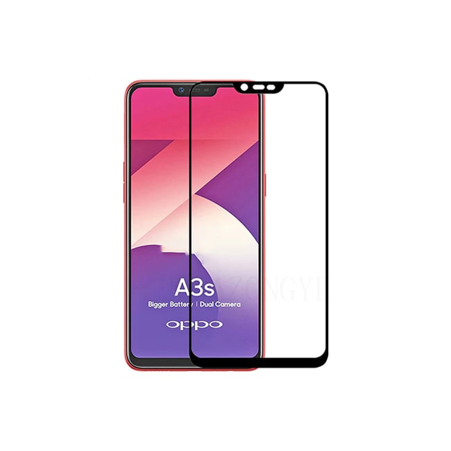 MTB Full Glue Tempered Glass for Oppo A3s