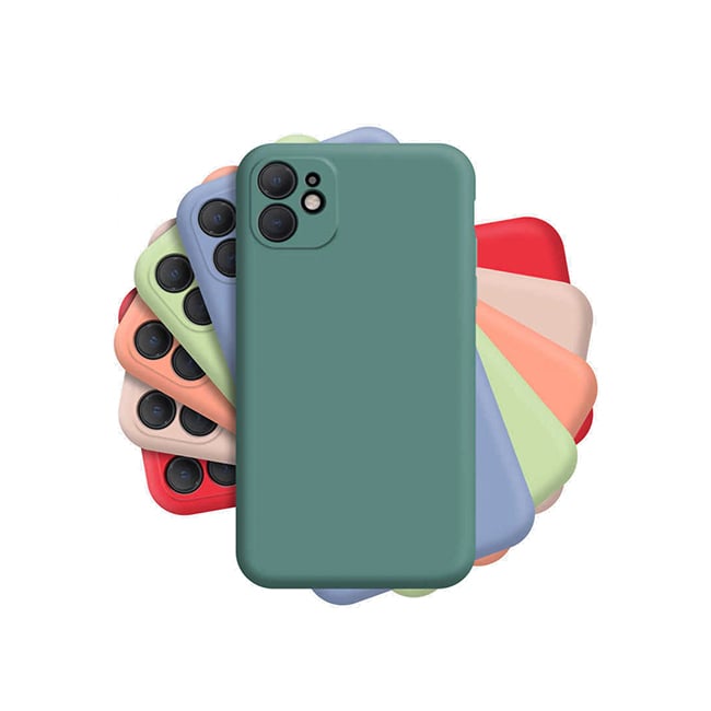 Silicone Camera Lens Protection Case for iPhone 11