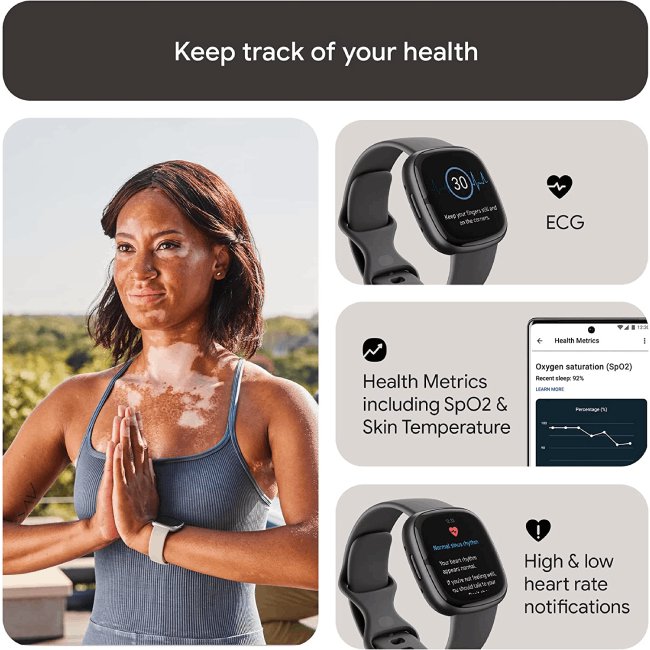 Fitbit Sense 2 Health and Fitness Smartwatch with Heart Rate