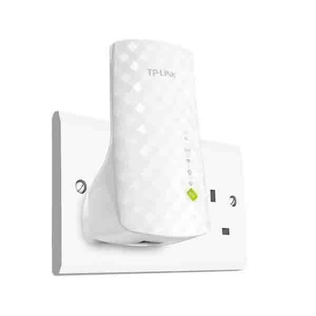 Wireless or Wi-Fi White TP-Link RE200 AC750 Mesh WiFi Range