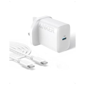 Anker B2347K21 High Speed 20W Charger with USB-C to USB-C Cable