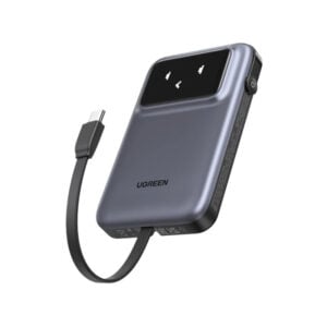 UGREEN 35603B UNO 30W 10000mAh Power Bank With Built-In Cable