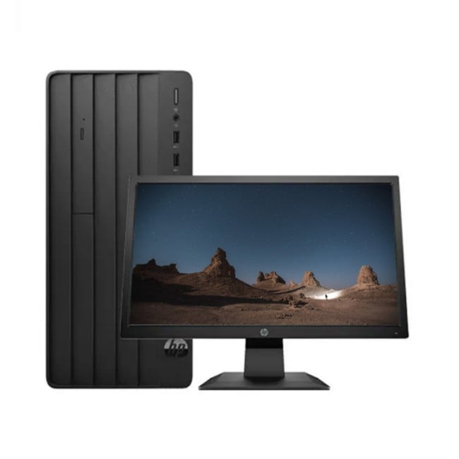 HP Pro Tower 280 G9 Intel Core i5 – 14500 14th Gen 8GB RAM 512GB Desktop Bundle With HP P204V 19.5" Monitor