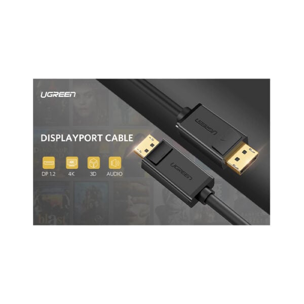 UGREEN 10211 2M 4K DisplayPort Cable - Image 2
