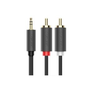 UGREEN 10512 3.5mm Male To 2RCA 3M Male Cable