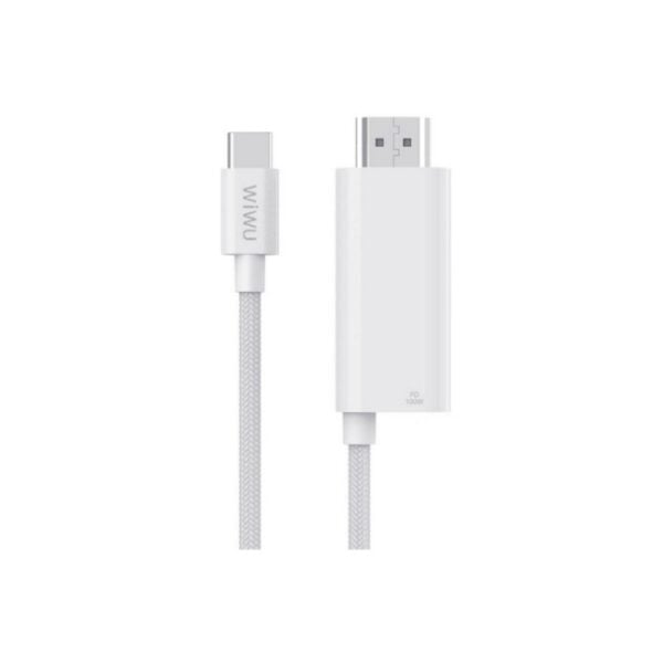 WiWU Wi-PS001 Type-C To HDMI PD Charging 1.8M Projection Cable