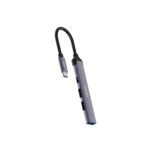 LDNIO DS-104C USB-C 2.0x3+3.5mm Audio Data Transmission Hub Adapter