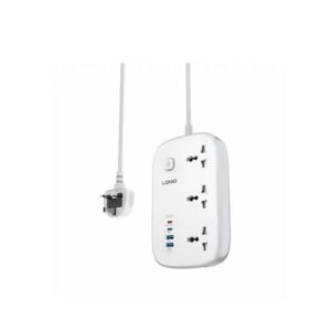 LDNIO SC6 3 Power Socket 3250W 2 USB + 2 PD Extension Power Cord