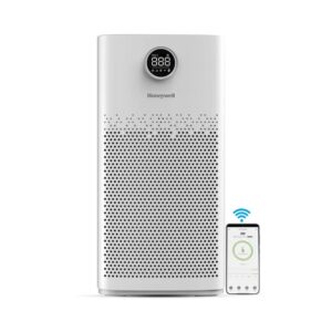 Honeywell Air Touch P2 4-in-1 Compound Filter with Pre-Filter,Nano-Silver Anti Bacterial HEPA H13 &Activated Carbon Filter Removes 99.99% Allergens Pollutants PM2.5 VOCs Smoke Toxic Fume
