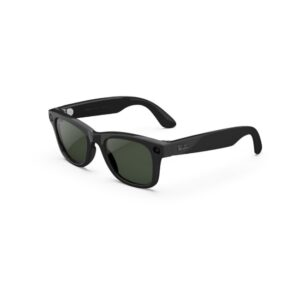 Ray-Ban Meta (Gen 2) – Shiny Black – Clear Graphite Green Transitions Wayfarer