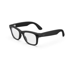 Ray-Ban Meta (Gen 2) – Matte Black – Clear Wayfarer