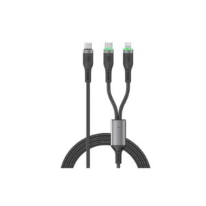 WiWU Wi-C072 Oringlink PD 100W USB-C*2 to Lightning 1M Cable
