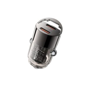 Yesido Y69 Dual USB-C PD30W mini Zinc Alloy Car Charger