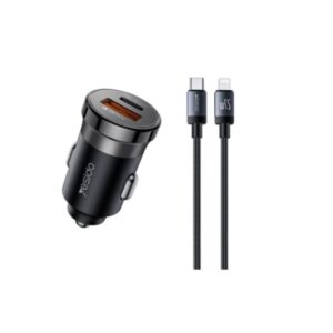 Yesido Y73 Dual Port PD30W Fast Charger With 27W USB-C to Lightning 1M Cable