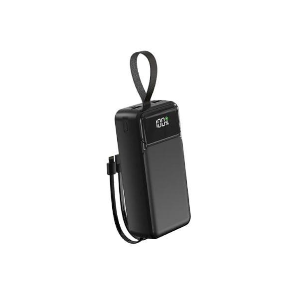 Aspor A317 22.5W 30000mAh Fast Charging Power Bank with Built-in Cables