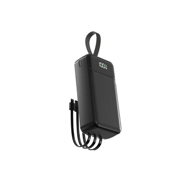 Aspor A317 22.5W 30000mAh Fast Charging Power Bank with Built-in Cables