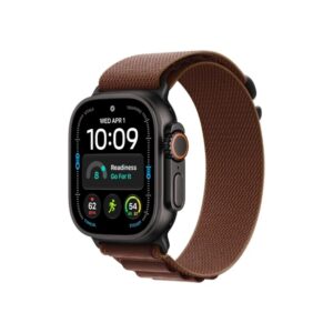 Apple Watch Ultra 4 49MM Black Titanium GPS + Cellular – Burgundy Alpine Loop Band