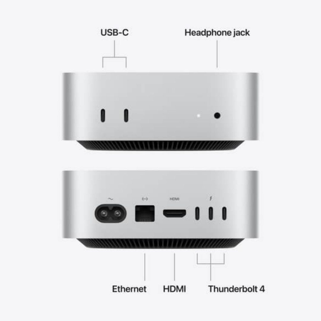 Apple MHQL4 Mac Mini with M6 Chip 16GB RAM 512GB SSD (2026, Silver)