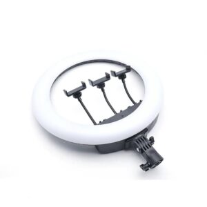 RTAKO 22" LED Ring Light with 3 Phone Holders