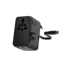 WiWU Wi-UA009 70W Gan Aramid Fire Warriors 75W GaN Travel UK Adapter