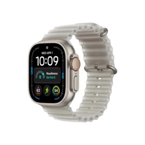 Apple Watch Ultra 4 49MM Natural Titanium GPS + Cellular – Translucent Gray Ocean Band