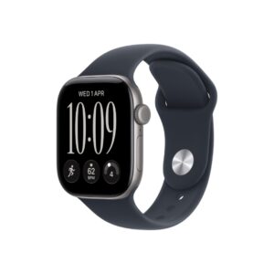 Apple Watch Series 12 42MM Space Gray Aluminum GPS – Navy Blue Sport Band