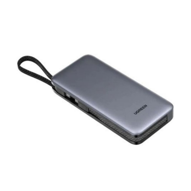 UGREEN 55985B 30W Digital Display 20000mAh Fast Charging Power Bank with Built-in Dual Type-C Cable - Image 2