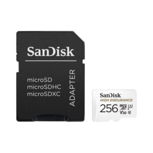 SanDisk Endurance Card microSDXC 256GB 100MB/s Memory Card with Adapter