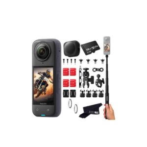 Insta360 X4 8K 360 Action Camera Motorcycle Bundle
