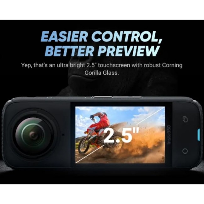 Insta360 X4 8K 360 Action Camera Motorcycle Bundle